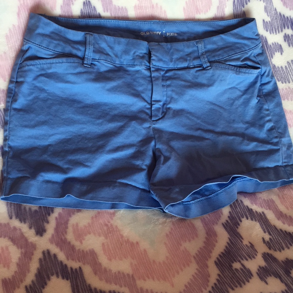 Blue shorts